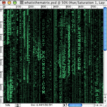 Creating Matrix effects in Photoshop
