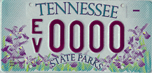 Tennessee custom license plate