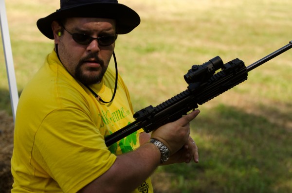 Chris Maynard with the Kel-Tec PMR-30 Rifle Chris Maynard with the Kel-Tec PMR-30 Rifle