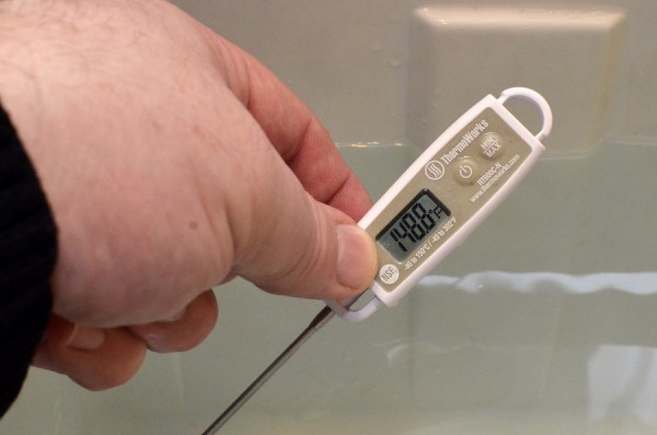 ThermoWorks Thermometer in Sous Video Cooking