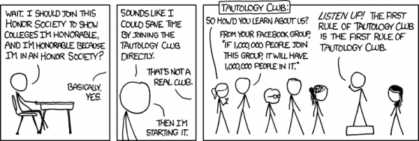 XKCD - Honor Societies XKCD - Honor Societies
