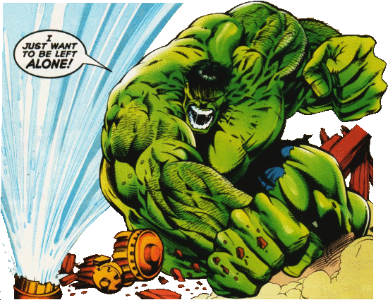 Hulk just want to be left alone